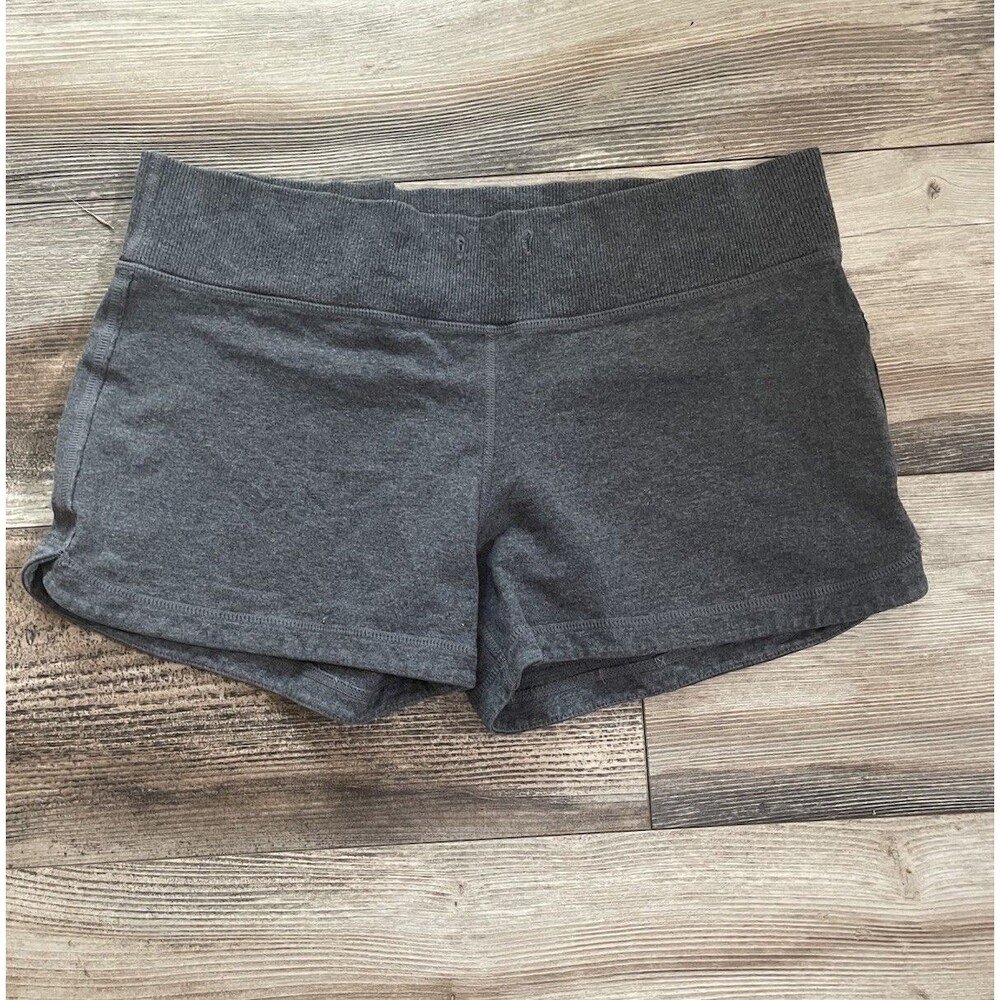 Lululemon Women’s Running Shorts Gray Missing Drawstring Cotton Size 6